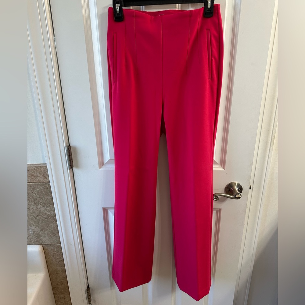 Rachel Zoe Vibrant Pink Straight Leg Pants